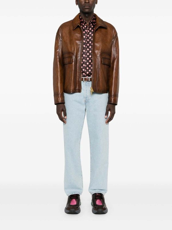 Giacca In Pelle