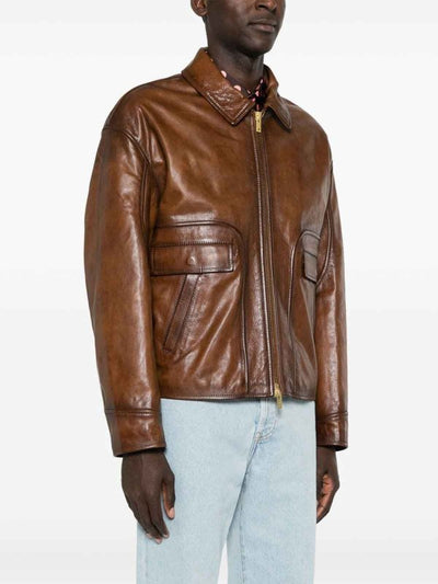 Giacca In Pelle