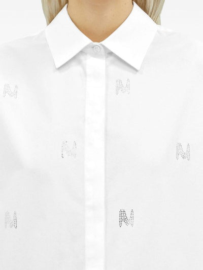 Camicia In Cotone Con Strass
