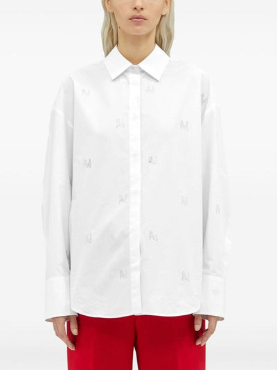Camicia In Cotone Con Strass