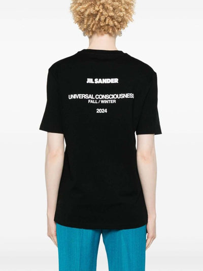 T-shirt In Cotone A Maniche Corte Con Logo