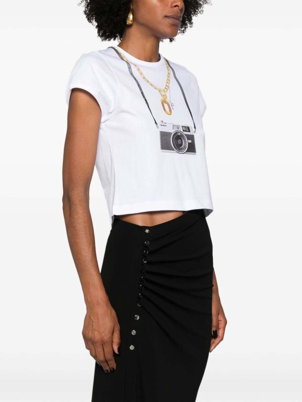 T-shirt Con Stampa Fotocamera