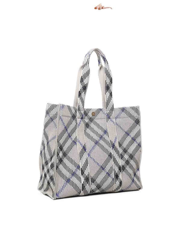 Borsa Tote Con Stampa Vintage Check