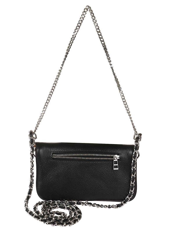 Borsa Rock Nano In Pelle Granulata Noir Nera