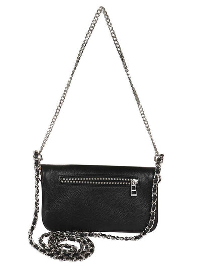 Borsa Rock Nano In Pelle Granulata Noir Nera