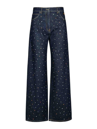 Jeans In Cotone Blu