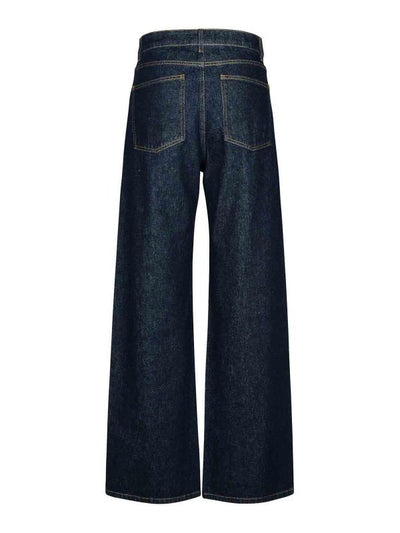 Jeans In Cotone Blu