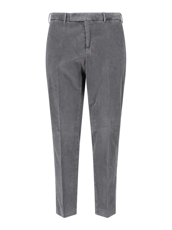 Pantaloni Dritti In Velluto A Coste