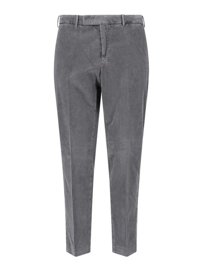 Pantaloni Dritti In Velluto A Coste
