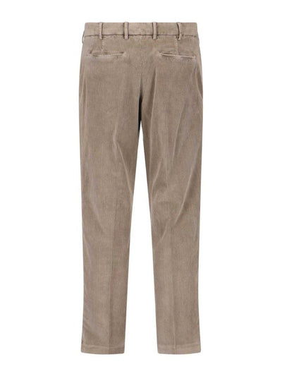 Pantaloni Dritti In Velluto A Coste