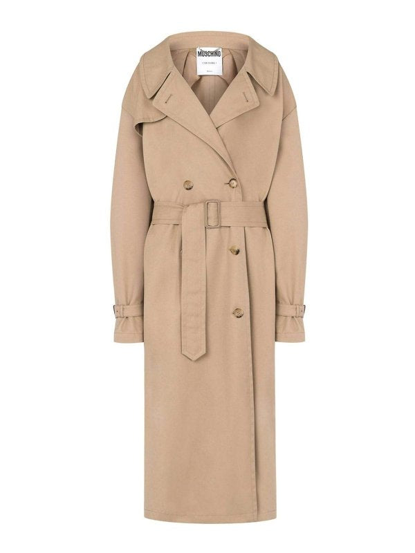 Cappotto Lungo Con Chiusura A Bottoni