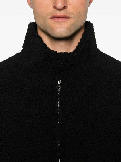 Giacca Effetto Lana Con Collo Alto