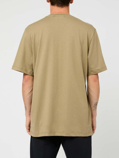 T-shirt Verde In Cotone Con Stampa Logo