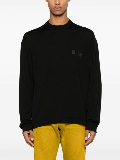 Maglione In Misto Lana Con Stampa Logo