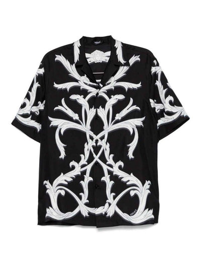 Camicia Di Seta Con Motivo