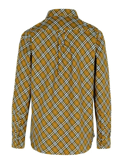 Camicia In Cotone Beige