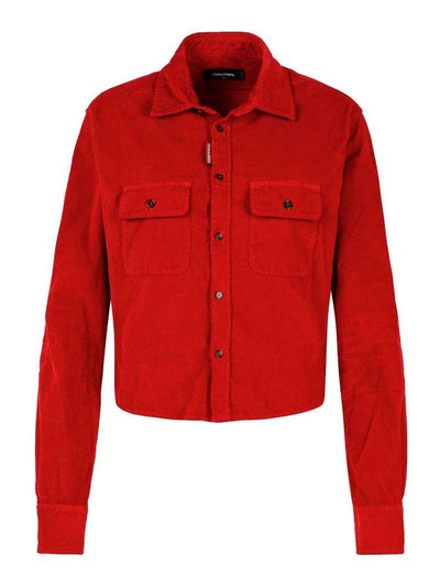 Camicia Dean In Cotone Rosso