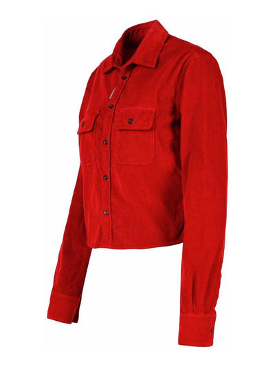 Camicia Dean In Cotone Rosso