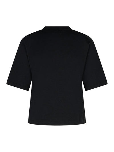 Maglietta In Cotone Nero