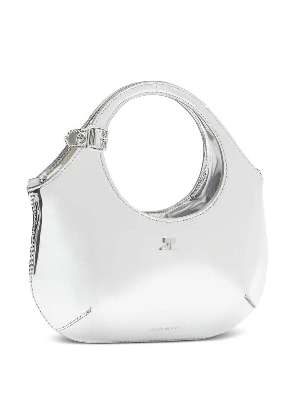 Mini Borsa Tote Holy Con Effetto Metallizzato