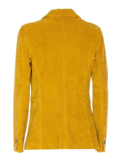 Giacca W Blazer In Velluto A Coste