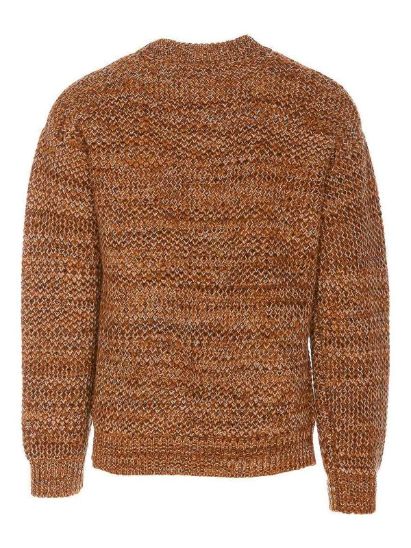 Maglione Marrone D Tresse