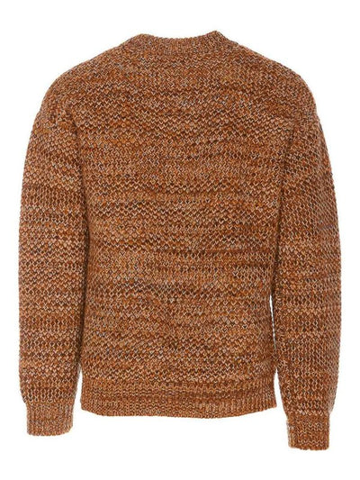 Maglione Marrone D Tresse