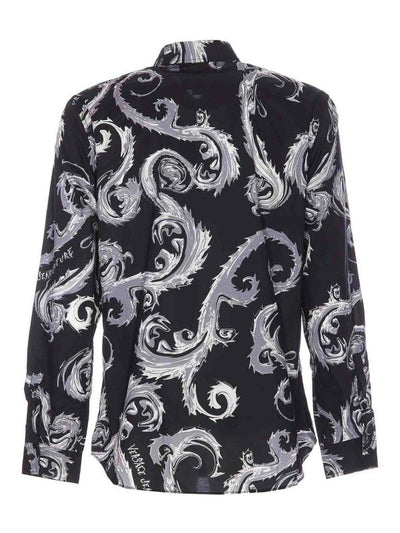 Camicia Couture Couture Nera Cromata