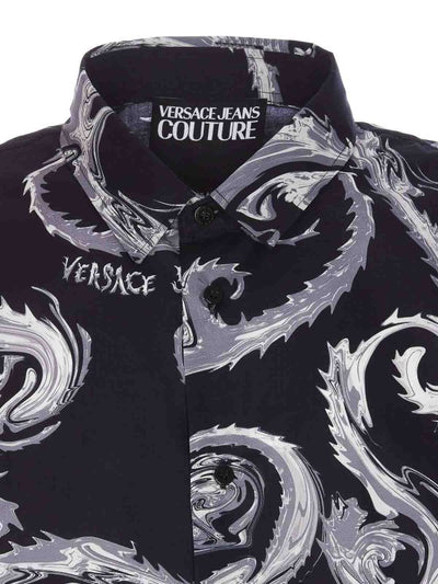 Camicia Couture Couture Nera Cromata