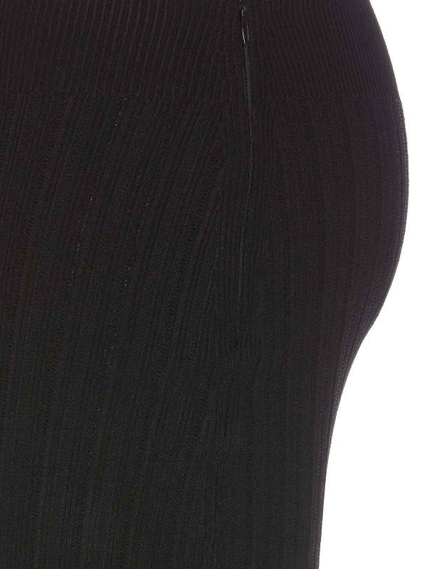 Gonna Longuette Svasata Nera