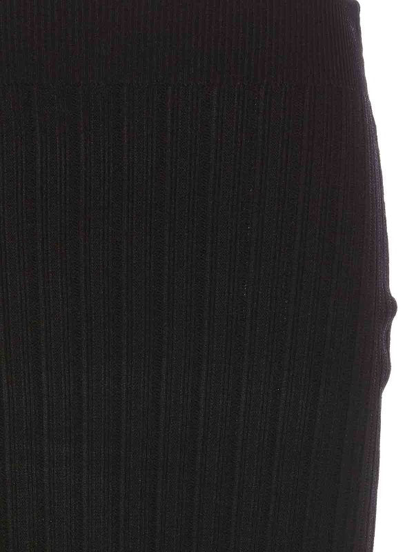 Gonna Longuette Svasata Nera