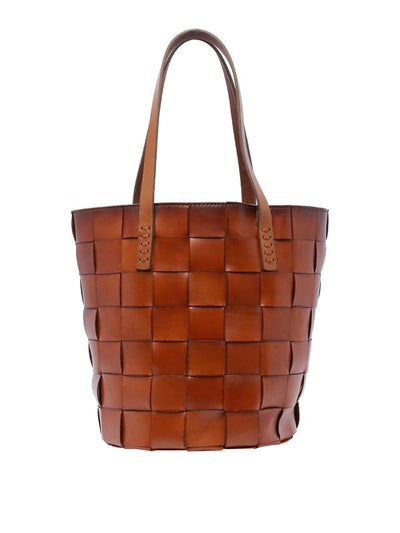 Borsa A Secchiello Giapponese Marrone Chiaro