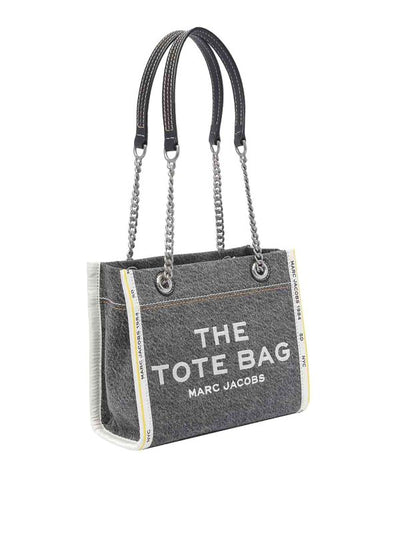 La Borsa Tote A Tracolla Con Catena Di Jeans