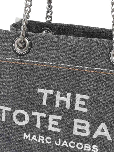 La Borsa Tote A Tracolla Con Catena Di Jeans