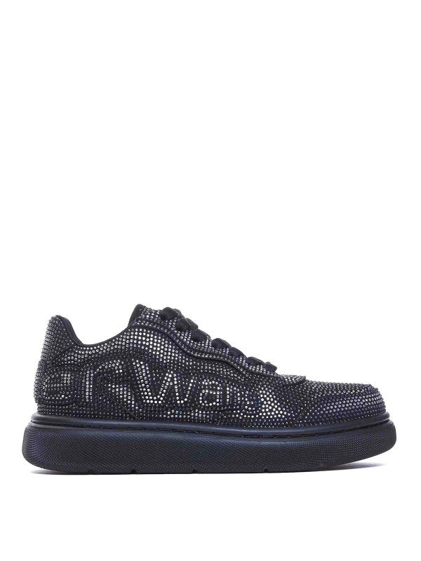 Sneakers Con Logo Grigio Invecchiato