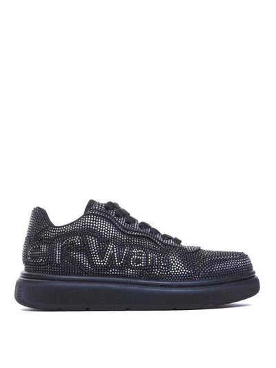 Sneakers Con Logo Grigio Invecchiato