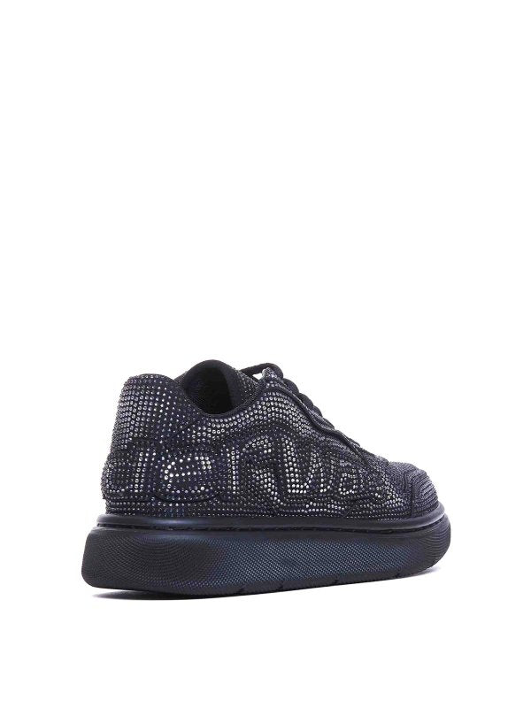 Sneakers Con Logo Grigio Invecchiato