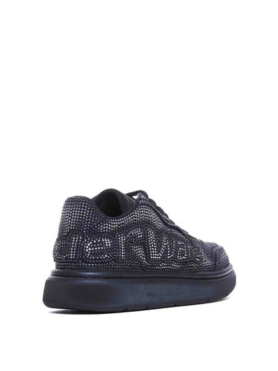 Sneakers Con Logo Grigio Invecchiato