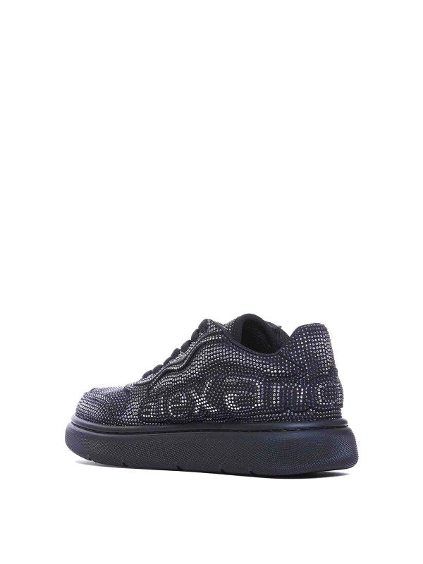 Sneakers Con Logo Grigio Invecchiato
