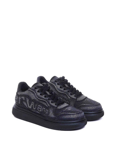 Sneakers Con Logo Grigio Invecchiato