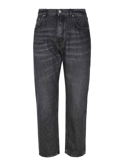 Jeans Arrow In Denim Di Cotone
