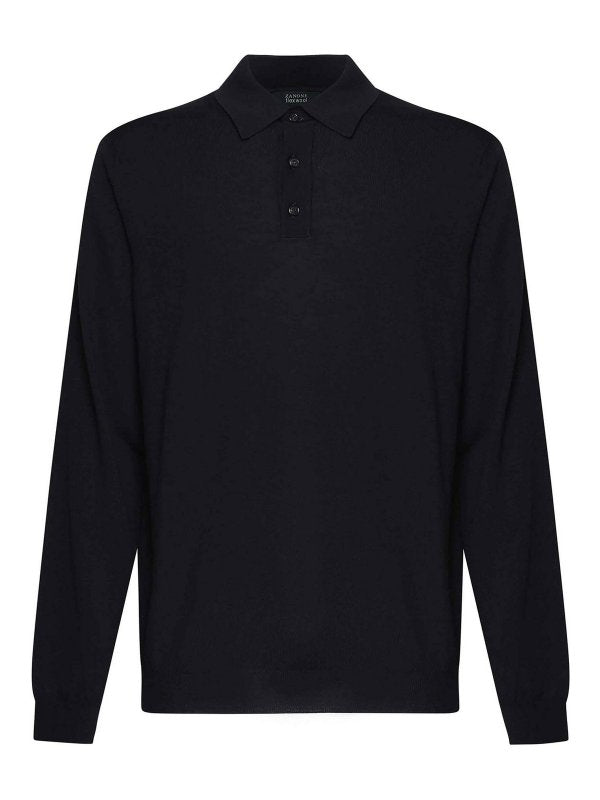 Polo In Maglia Di Lana