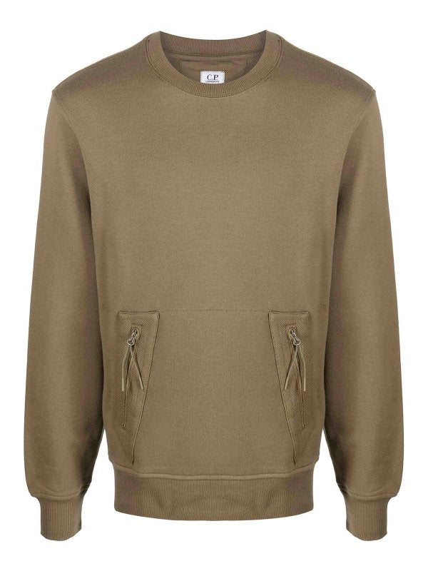 Maglione In Pile Con Rilievo Diagonale