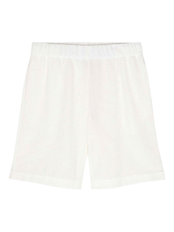 Pantaloncini In Maglia Waffle