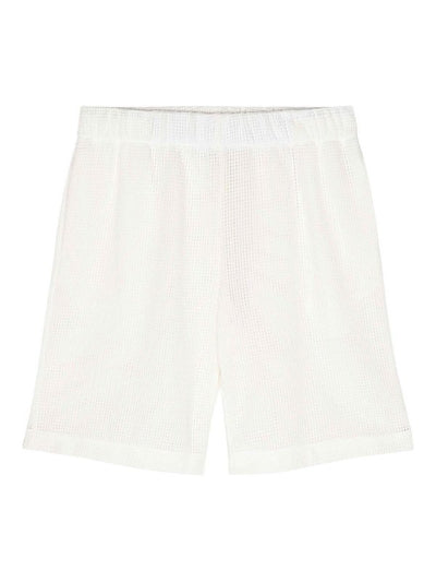 Pantaloncini In Maglia Waffle