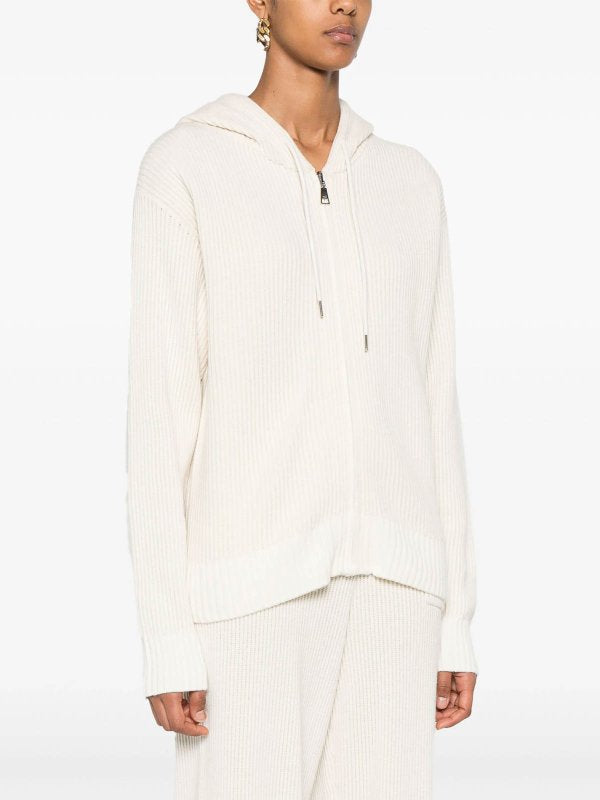 Felpa Con Cappuccio Con Zip