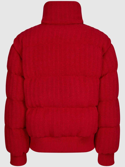 Piumino In Maglia A Coste Bubble Up