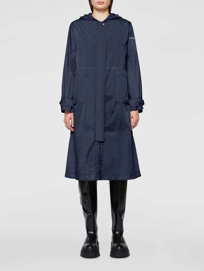 Parka Lungo Blu Navy