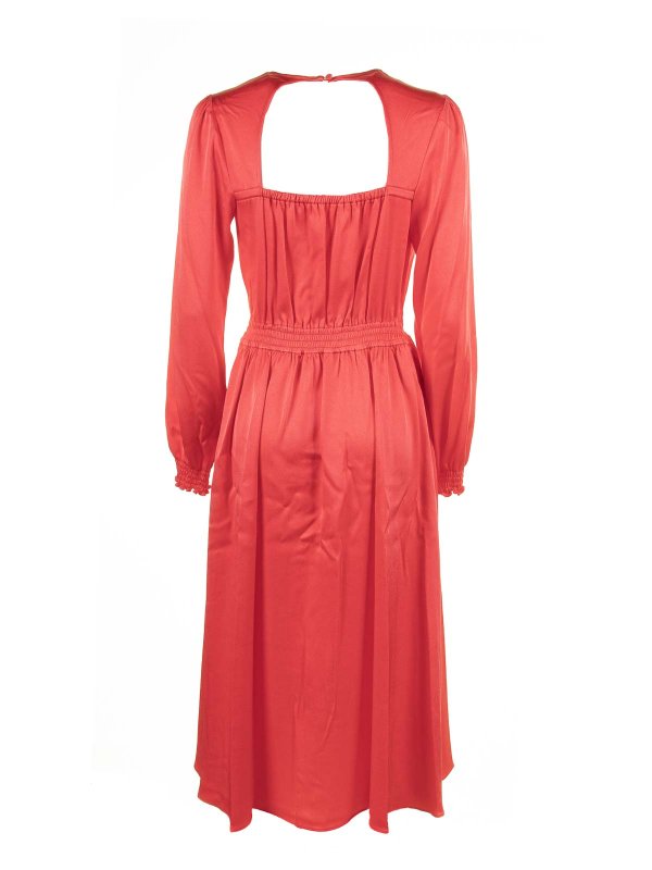 Vestito  Midi In Raso