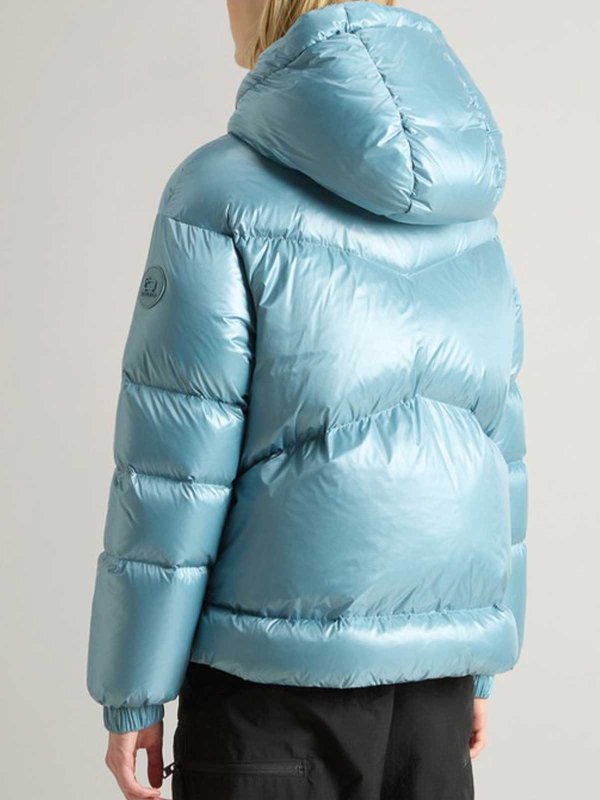 Piumino Donna Corto Azzurro